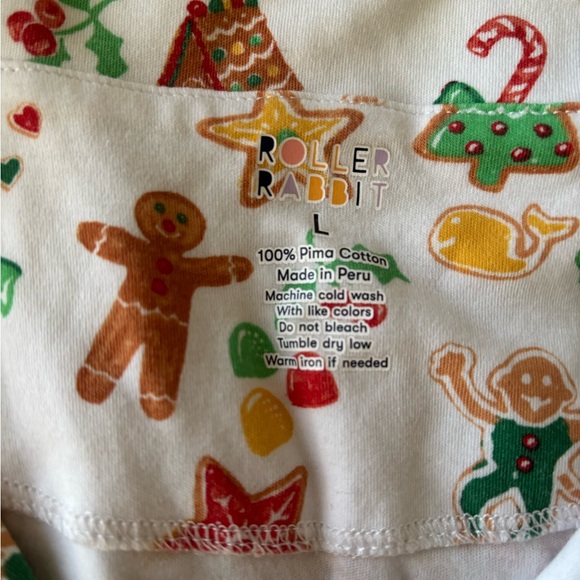 Roller Rabbit Gingerbread Party Women’s Pajamas - Picture 3 of 7